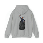 A person working hard to better his/herself - Heavy Blend™ Self-Made Hoodie - Man #1 - Breakthrough Collection