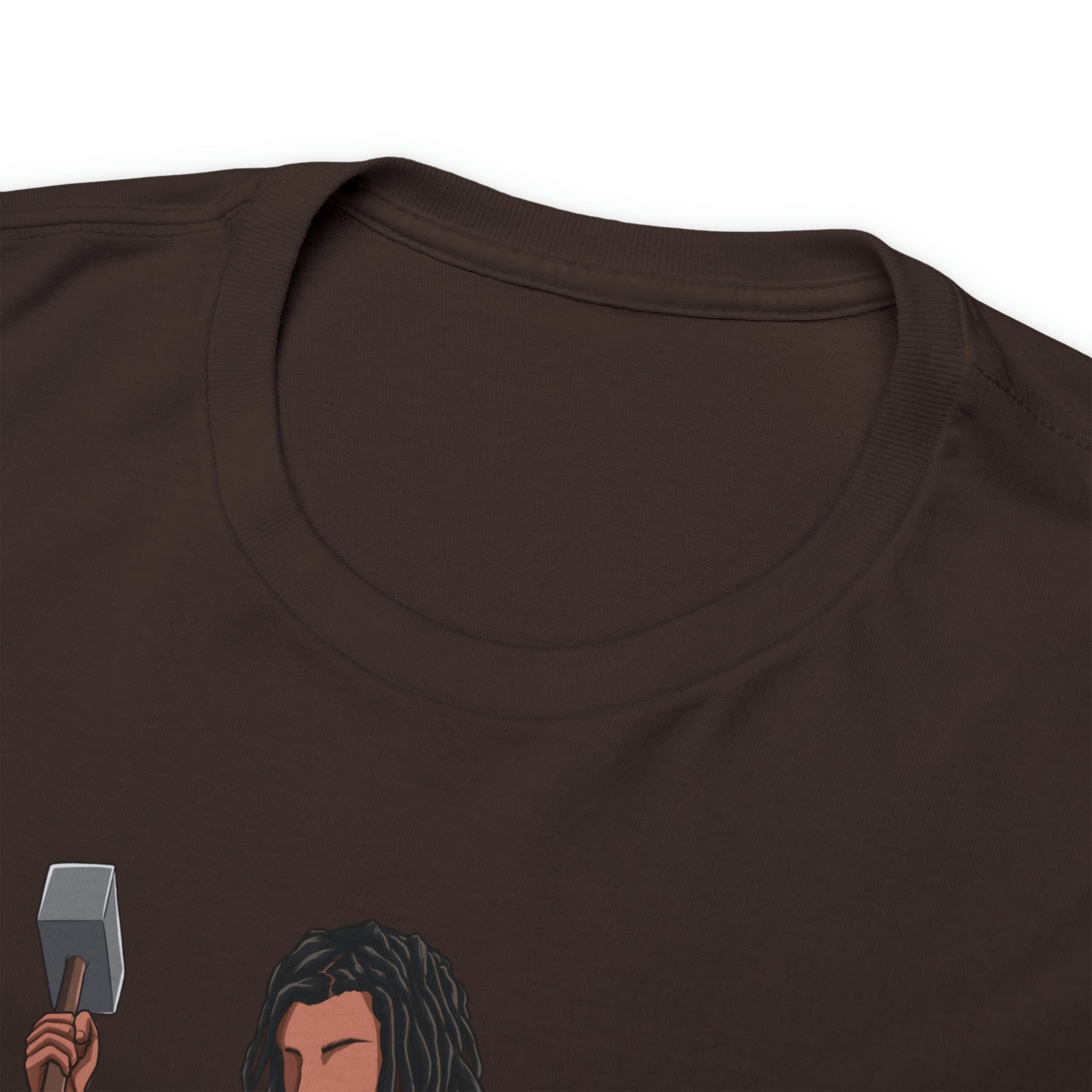 A person working hard to better his/herself - Heavy Cotton Self-Made T-shirt - Self-Made Man #2 - Breakthrough Collection