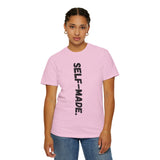 A person working hard to better his/herself - Self-Made. Unisex Garment-Dyed T-shirt