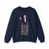 A person working hard to better his/herself - Self-Made Sweatshirt Heavy Blend™ Crewneck - woman #3 - Breakthrough Collection
