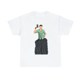 A person working hard to better his/herself - Heavy Cotton Self-Made T-shirt - Self-Made Man #15 - Breakthrough Collection