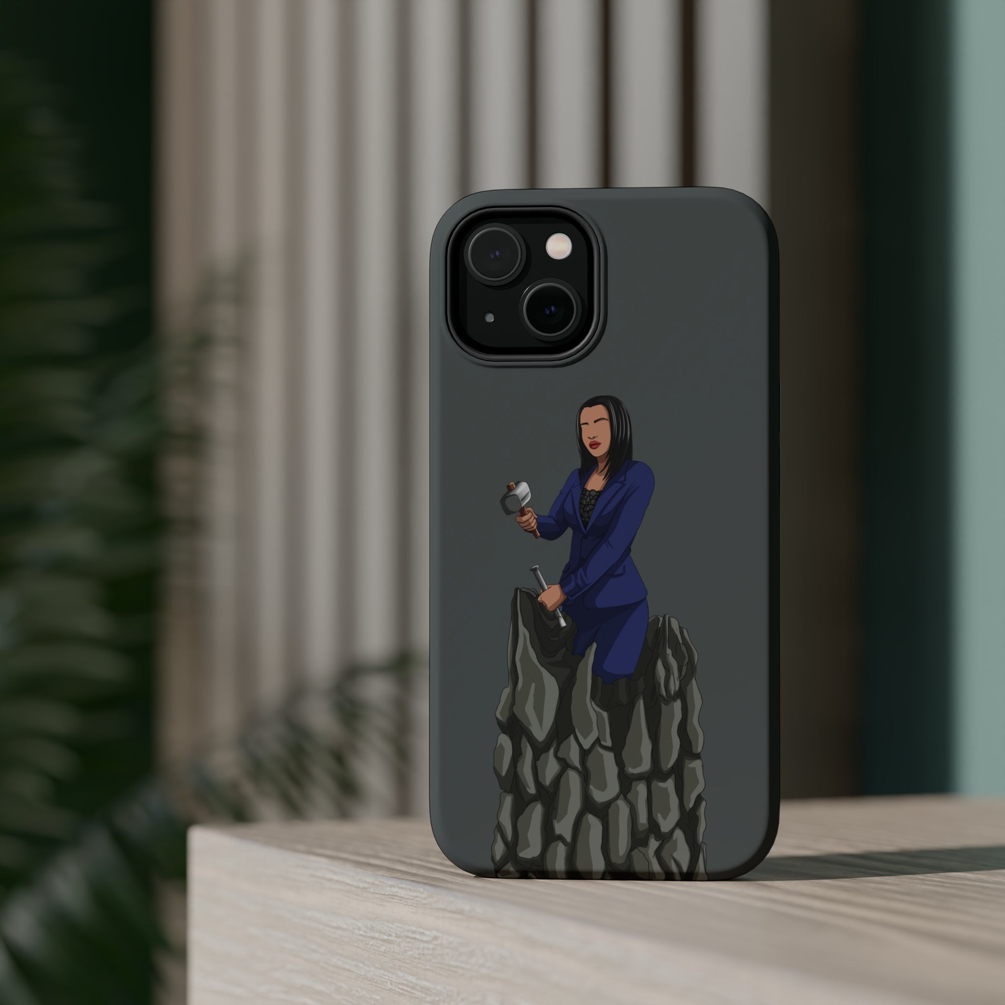 A person working hard to better his/herself - MagSafe Tough Case - self-made woman #2 - Breakthrough Collection