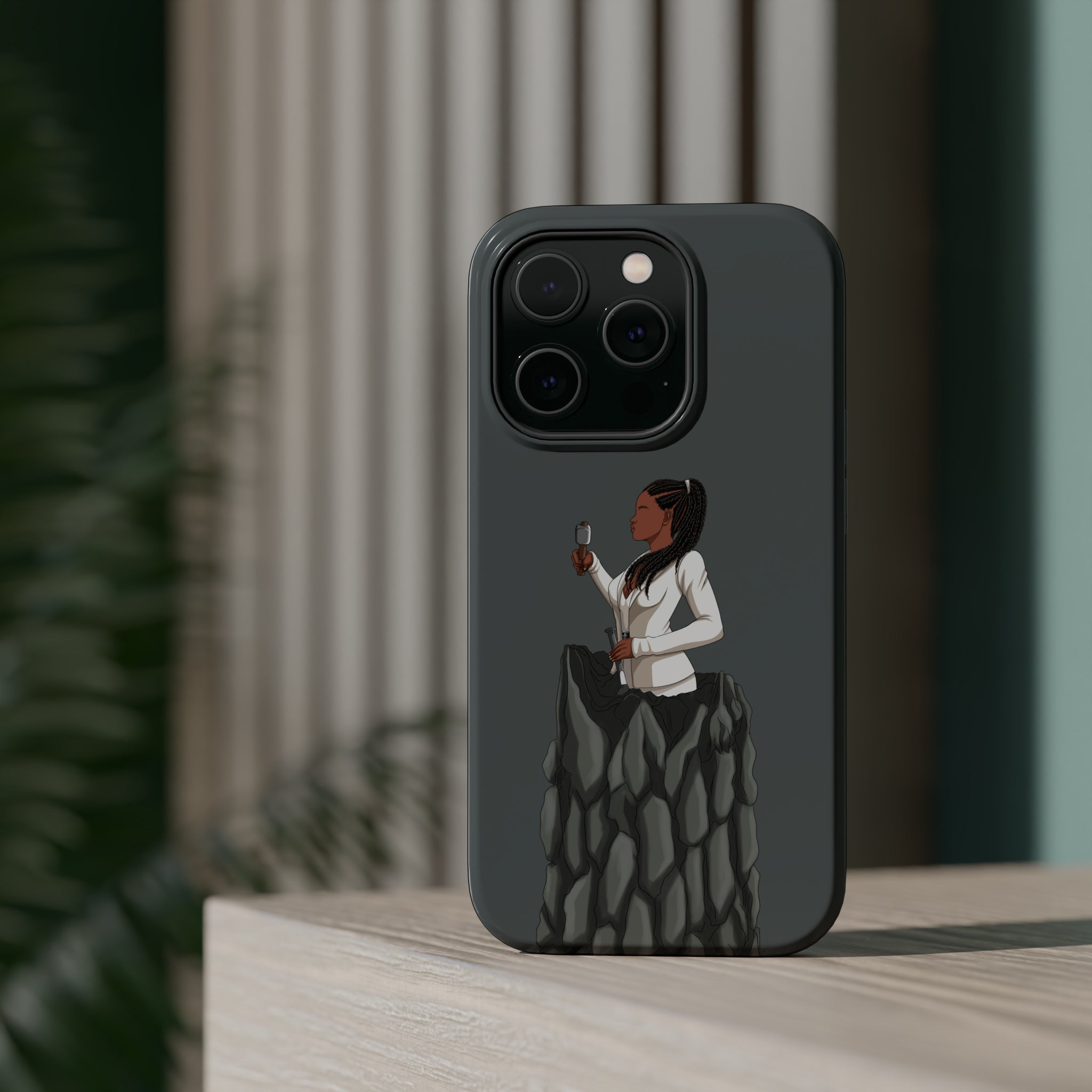 A person working hard to better his/herself - MagSafe Tough Case - self-made woman #4 - Breakthrough Collection
