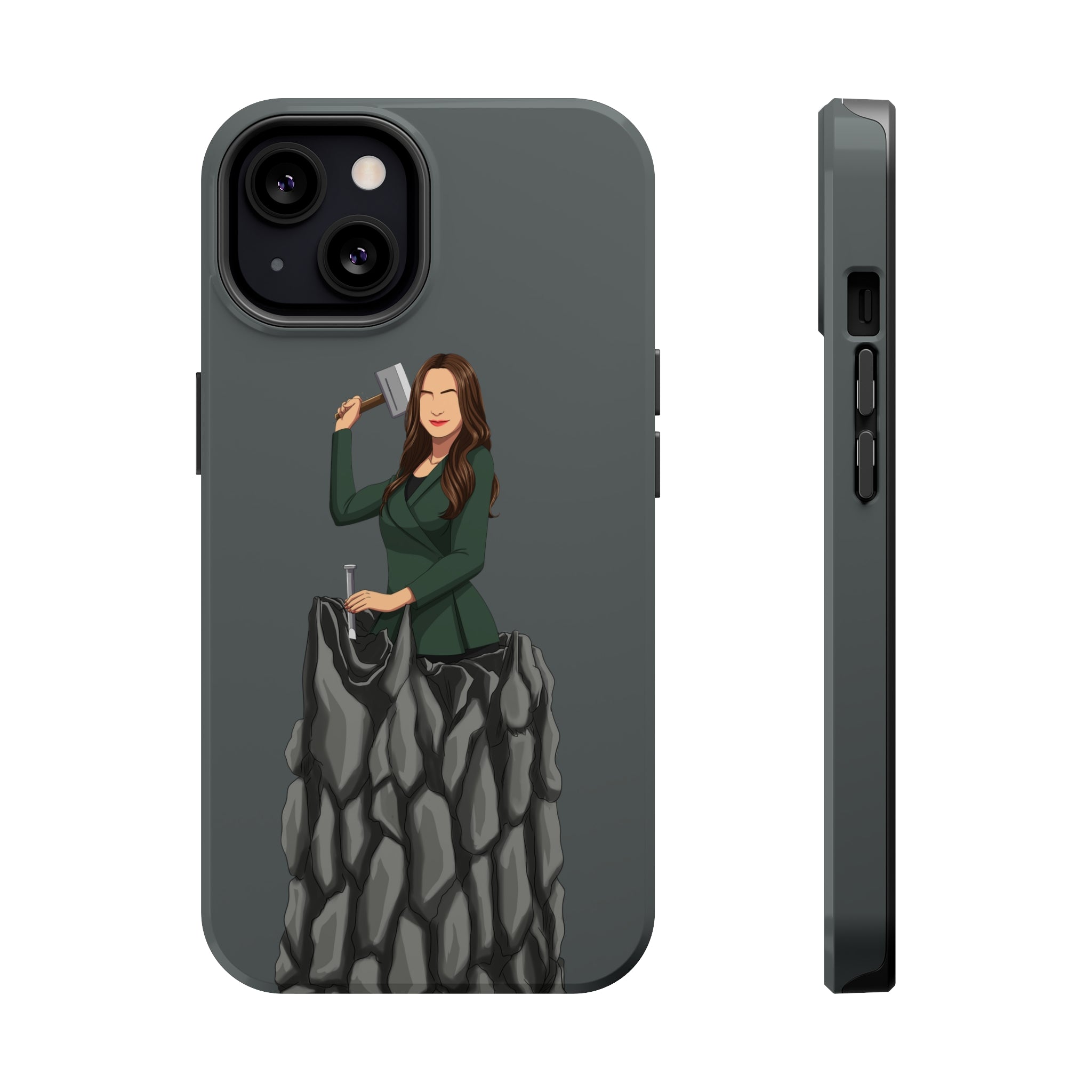 A person working hard to better his/herself - MagSafe Tough Case - self-made woman #5 - Breakthrough Collection