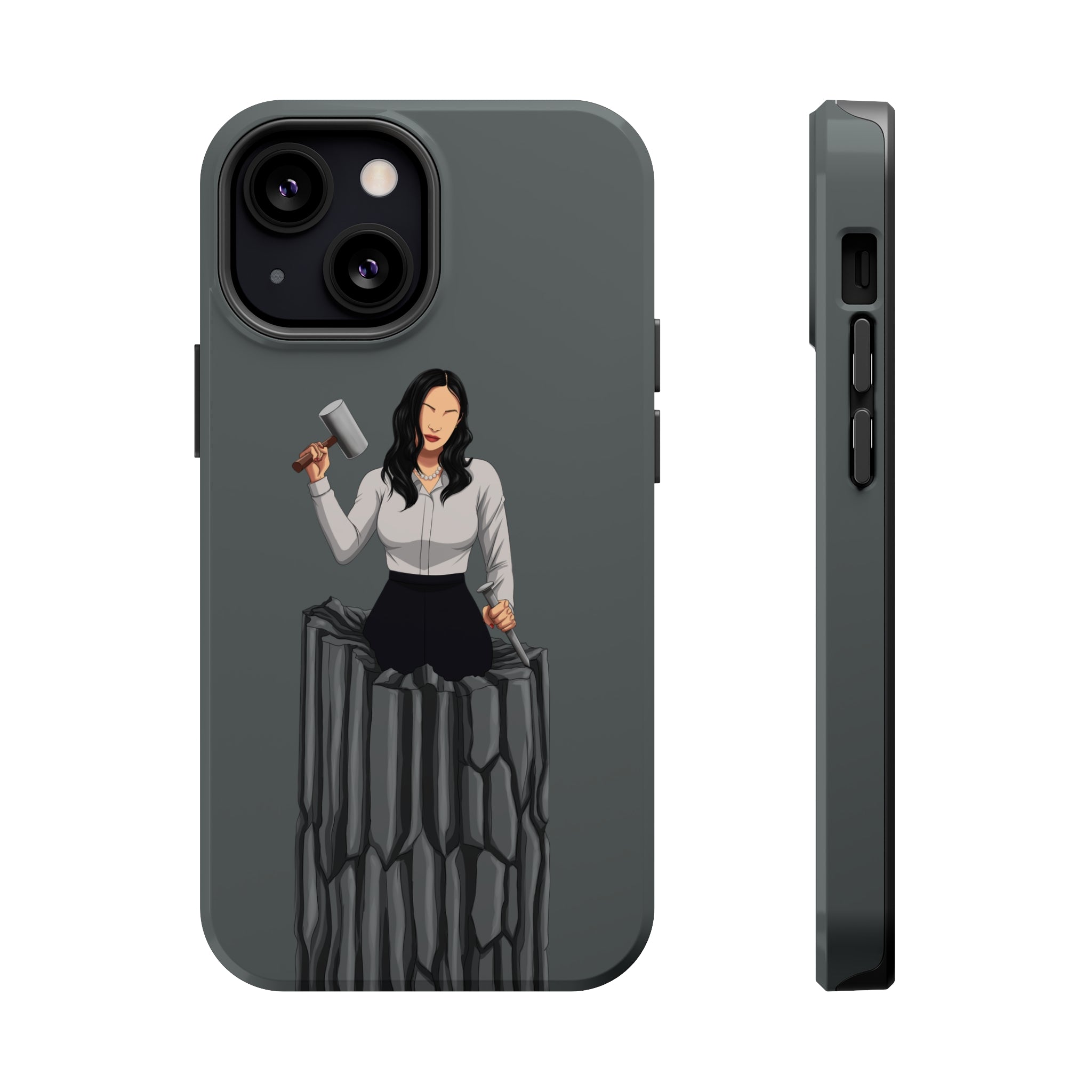 A person working hard to better his/herself - MagSafe Tough Case - Woman #14