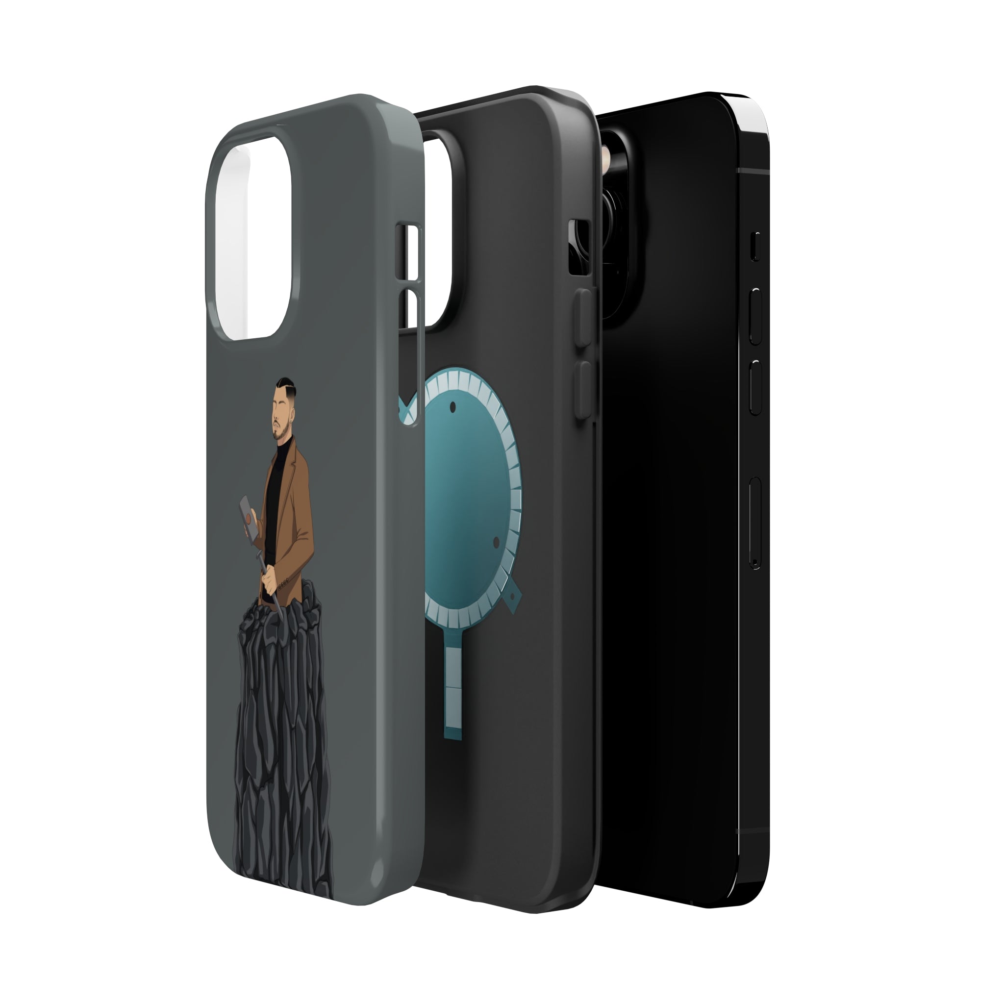 A person working hard to better his/herself - MagSafe Tough Case - Man #14 - Breakthrough Collection