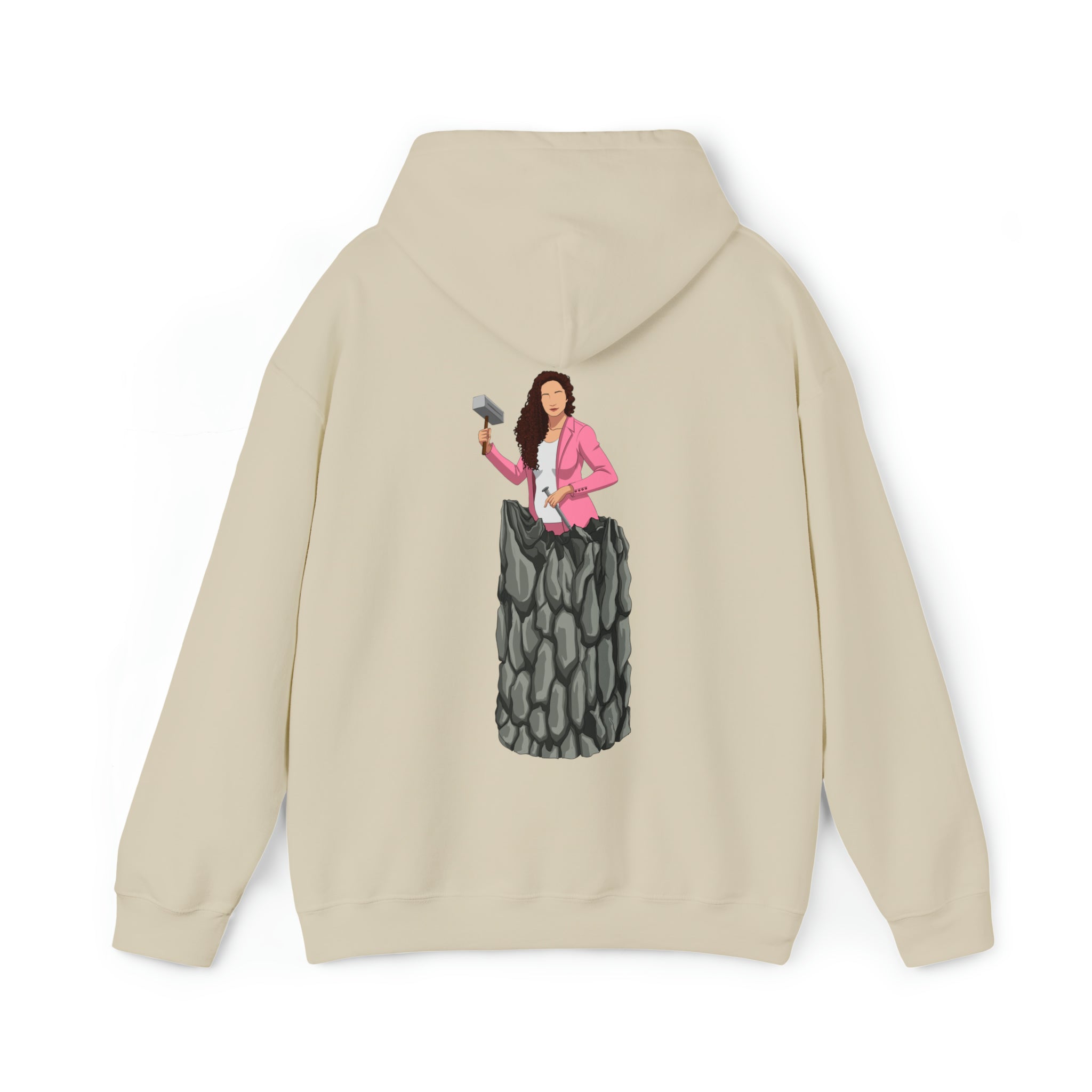 A person working hard to better his/herself - Heavy Blend™ Self-Made Hoodie - woman #13