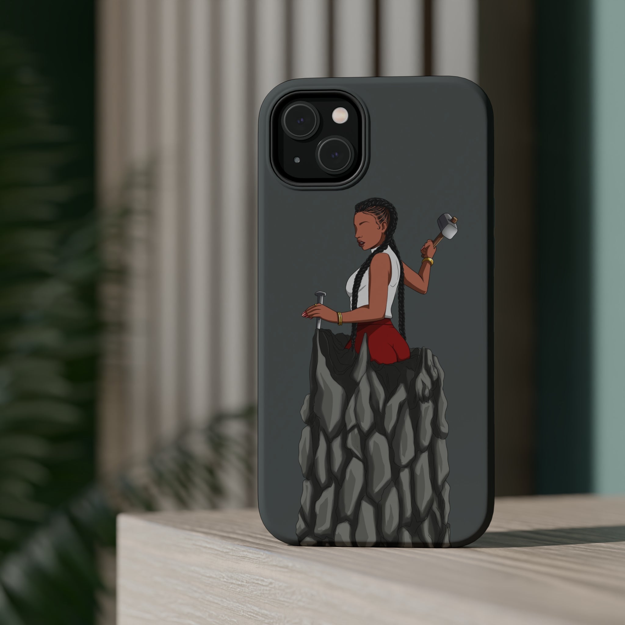 A person working hard to better his/herself - MagSafe Tough Case - #Woman #7 - Breakthrough Collection