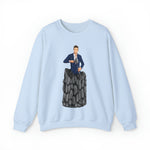 A person working hard to better his/herself - Self-Made Sweatshirt Heavy Blend™ Crewneck - Man #5 - Breakthrough Collection