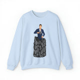 A person working hard to better his/herself - Self-Made Sweatshirt Heavy Blend™ Crewneck - Man #5 - Breakthrough Collection
