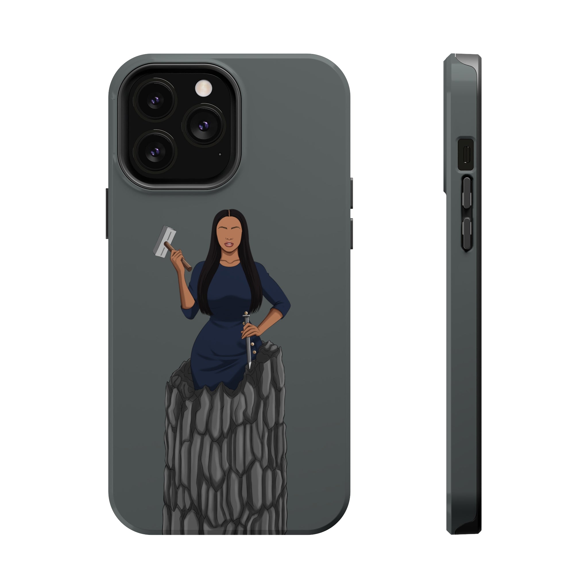 A person working hard to better his/herself - Magsafe Tough Case - self-made woman #6 - Breakthrough Collection