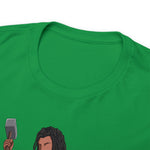 A person working hard to better his/herself - Heavy Cotton Self-Made T-shirt - Self-Made Man #2 - Breakthrough Collection