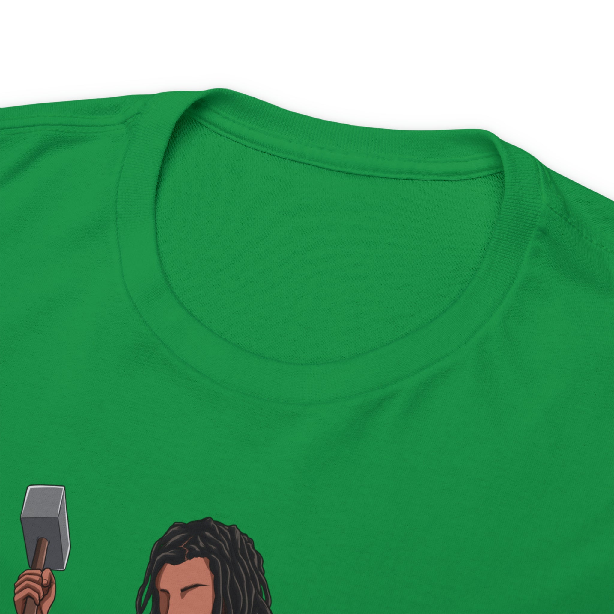 A person working hard to better his/herself - Heavy Cotton Self-Made T-shirt - Self-Made Man #2 - Breakthrough Collection