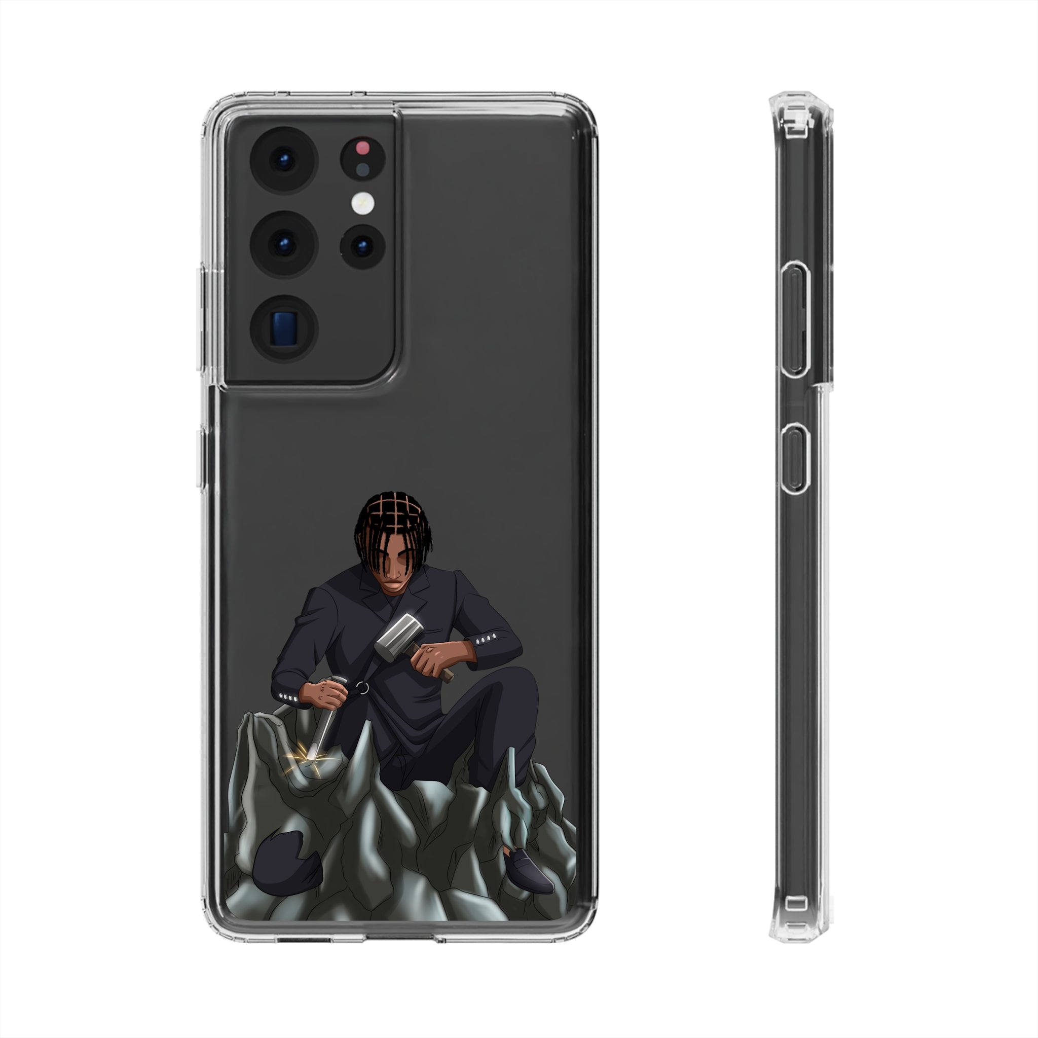 A person working hard to better his/herself - Clear Case - Self-Made Man #13 - Breakthrough Collection