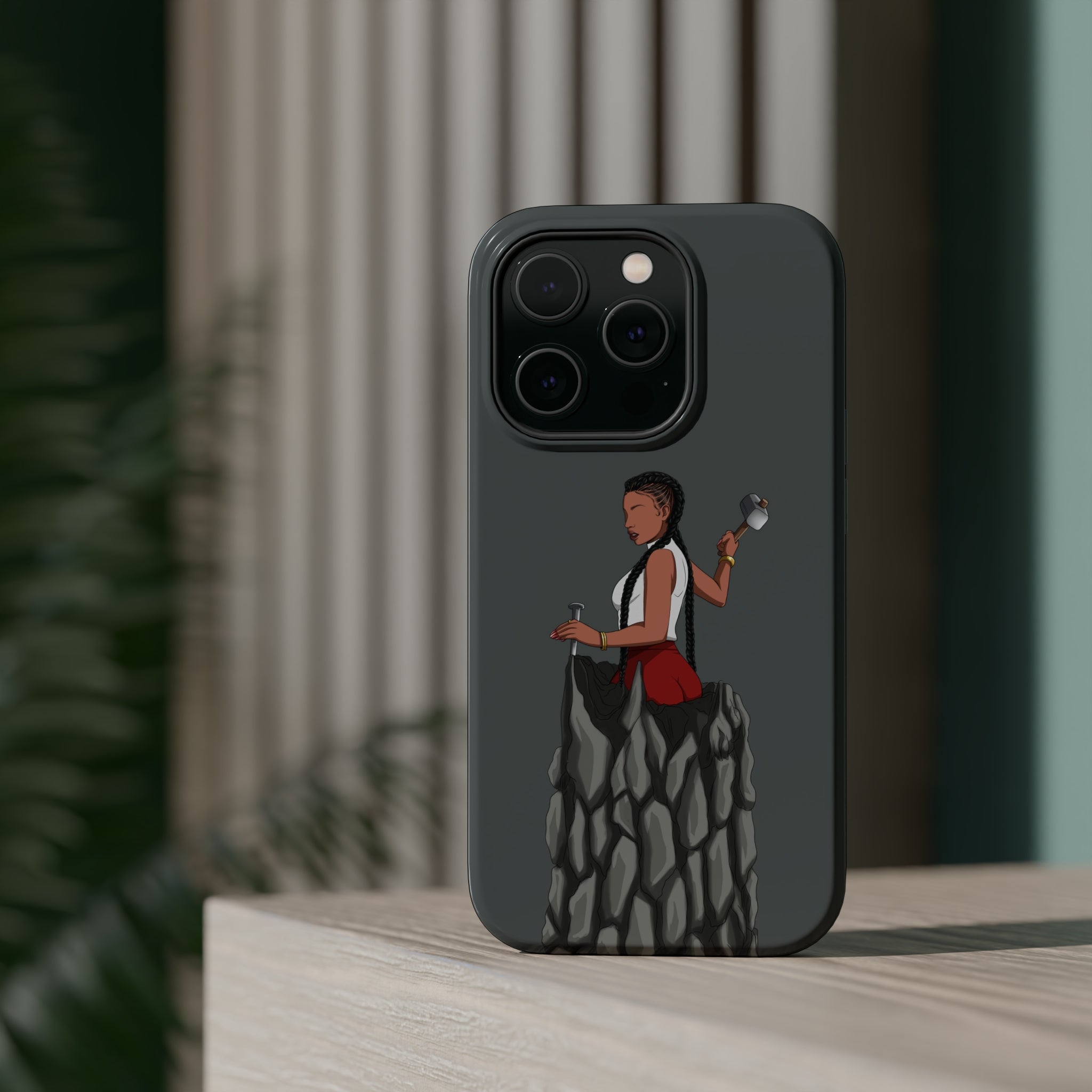 A person working hard to better his/herself - MagSafe Tough Case - #Woman #7 - Breakthrough Collection