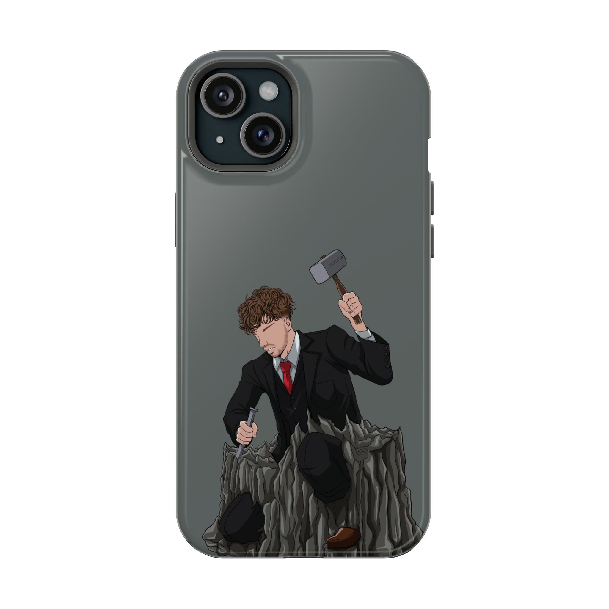 A person working hard to better his/herself - MagSafe Tough Case - Man #17 - Breakthrough Collection