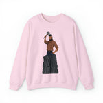 A person working hard to better his/herself - Self-Made Sweatshirt Heavy Blend™ Crewneck - Man #9 - Breakthrough Collection