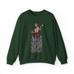 A person working hard to better his/herself - Self-Made Sweatshirt Heavy Blend™ Crewneck - woman #7 - Breakthrough Collection