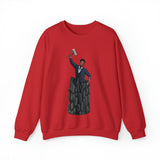 A person working hard to better his/herself - Self-Made Sweatshirt Heavy Blend™ Crewneck - Man #1 - Breakthrough Collection