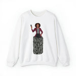 A person working hard to better his/herself - Heavy Blend™ Crewneck Sweatshirt - Woman #15 - Breakthrough Collection