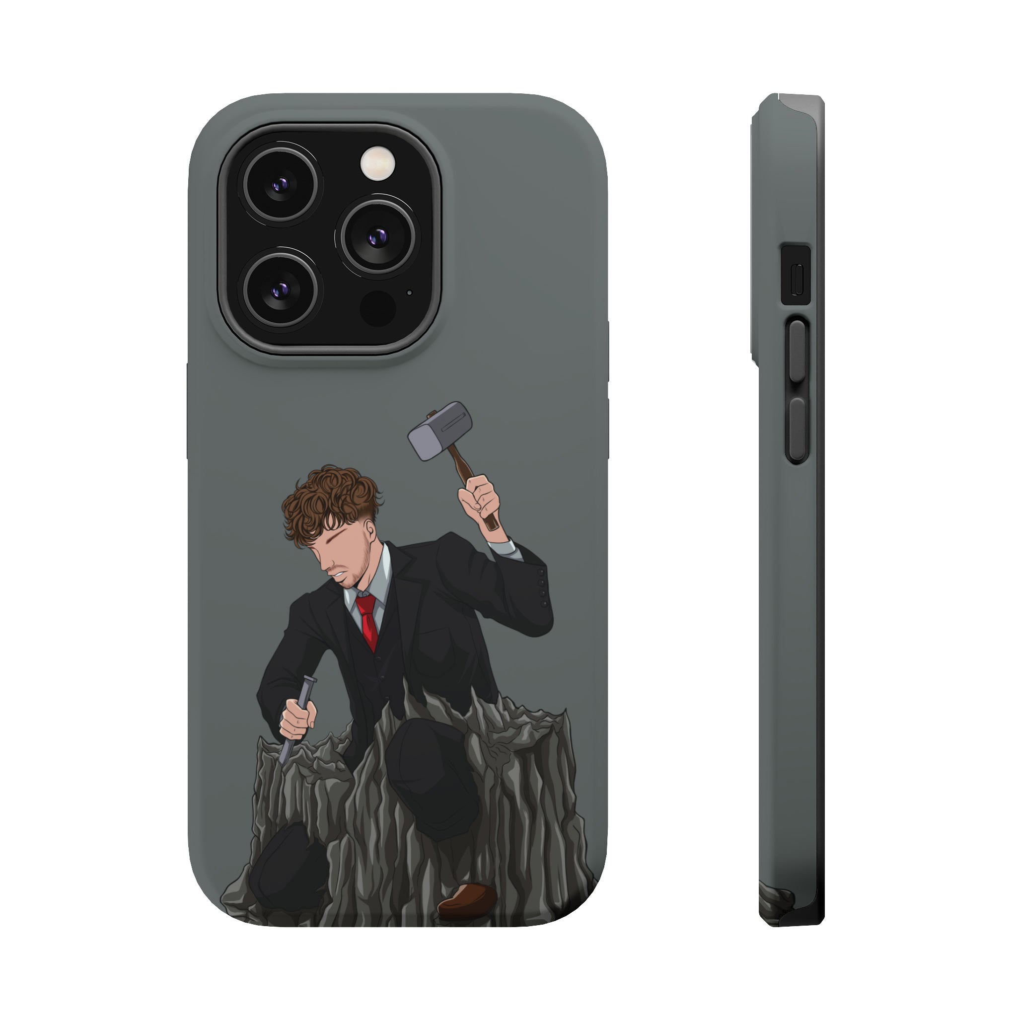 A person working hard to better his/herself - MagSafe Tough Case - Man #17 - Breakthrough Collection