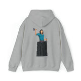A person working hard to better his/herself - Heavy Blend™ Self-Made Hoodie - Man #10