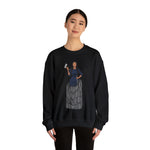 A person working hard to better his/herself - Self-Made Sweatshirt Heavy Blend™ Crewneck - woman #9 - Breakthrough Collection