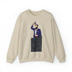 A person working hard to better his/herself - Self-Made Sweatshirt Heavy Blend™ Crewneck - Man #12 - Breakthrough Collection