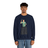 A person working hard to better his/herself - Heavy Blend™ Crewneck Sweatshirt - Man #15 - Breakthrough Collection