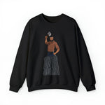 A person working hard to better his/herself - Self-Made Sweatshirt Heavy Blend™ Crewneck - Man #9 - Breakthrough Collection
