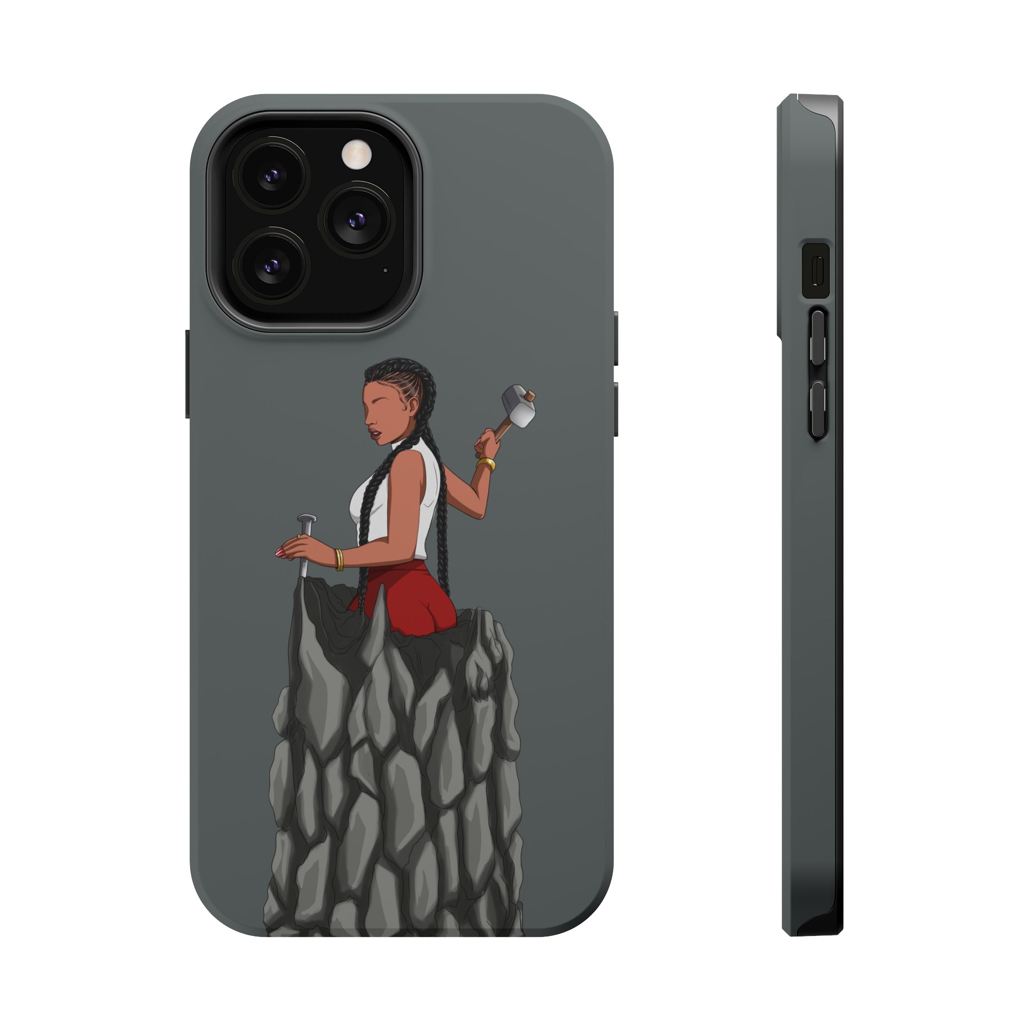 A person working hard to better his/herself - MagSafe Tough Case - #Woman #7 - Breakthrough Collection