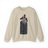 A person working hard to better his/herself - Self-Made Sweatshirt Heavy Blend™ Crewneck - Man #6 - Breakthrough Collection