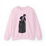 A person working hard to better his/herself - Self-Made Sweatshirt Heavy Blend™ Crewneck - Man #4 - Breakthrough Collection