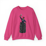 A person working hard to better his/herself - Self-Made Sweatshirt Heavy Blend™ Crewneck - Man #1 - Breakthrough Collection