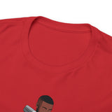 A person working hard to better his/herself - Heavy Cotton Self-Made T-shirt - Self-Made Man #6 - Breakthrough Collection