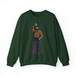 A person working hard to better his/herself - Self-Made Sweatshirt Heavy Blend™ Crewneck - Man #9 - Breakthrough Collection