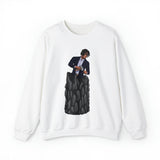 A person working hard to better his/herself - Self-Made Sweatshirt Heavy Blend™ Crewneck - Man #4 - Breakthrough Collection