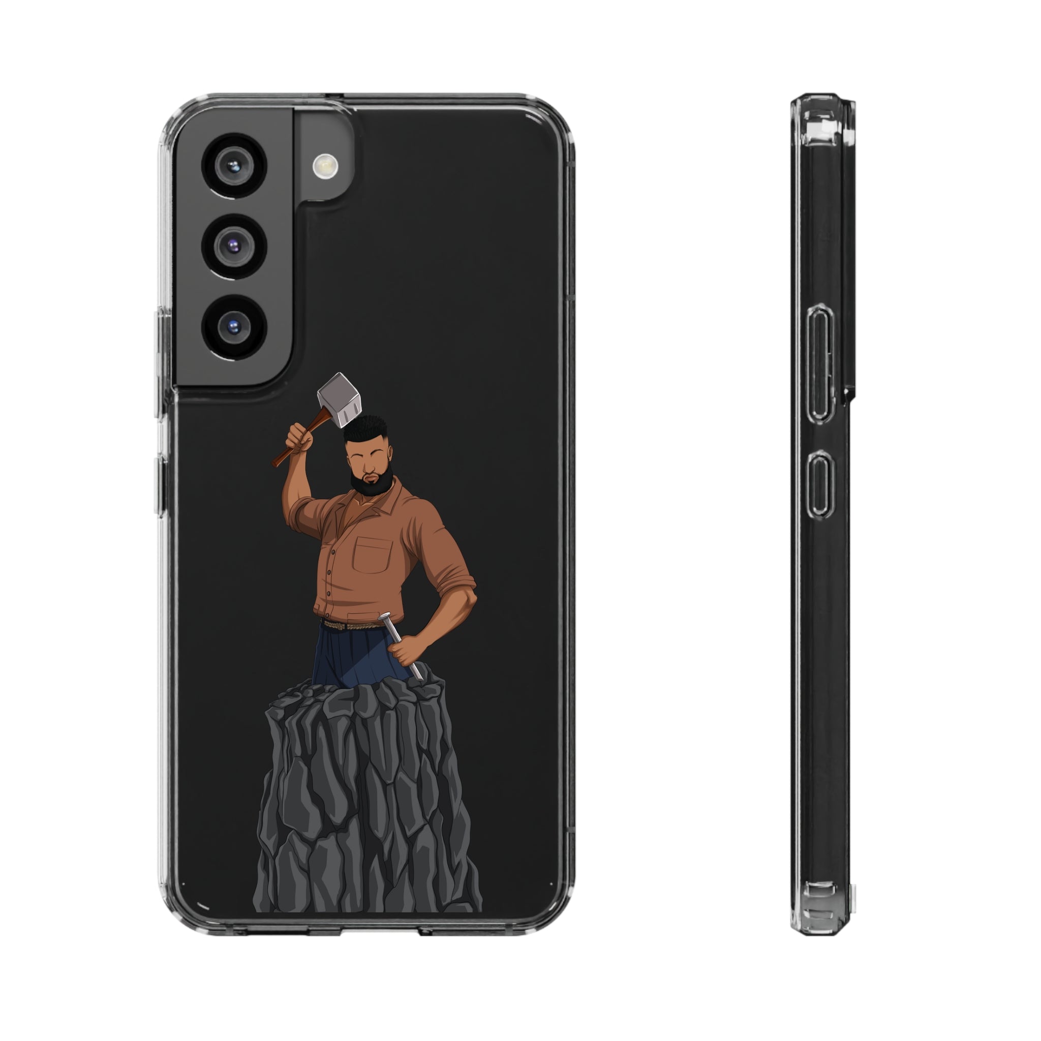 A person working hard to better his/herself - Clear Case - Self-Made Man #9 - Breakthrough Collection