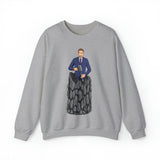 A person working hard to better his/herself - Self-Made Sweatshirt Heavy Blend™ Crewneck - Man #8 - Breakthrough Collection