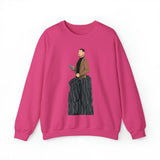 A person working hard to better his/herself - Self-Made Sweatshirt Heavy Blend™ Crewneck - Man #14 - Breakthrough Collection