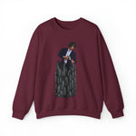 A person working hard to better his/herself - Self-Made Sweatshirt Heavy Blend™ Crewneck - Man #4 - Breakthrough Collection