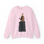 A person working hard to better his/herself - Self-Made Sweatshirt Heavy Blend™ Crewneck - Man #14 - Breakthrough Collection