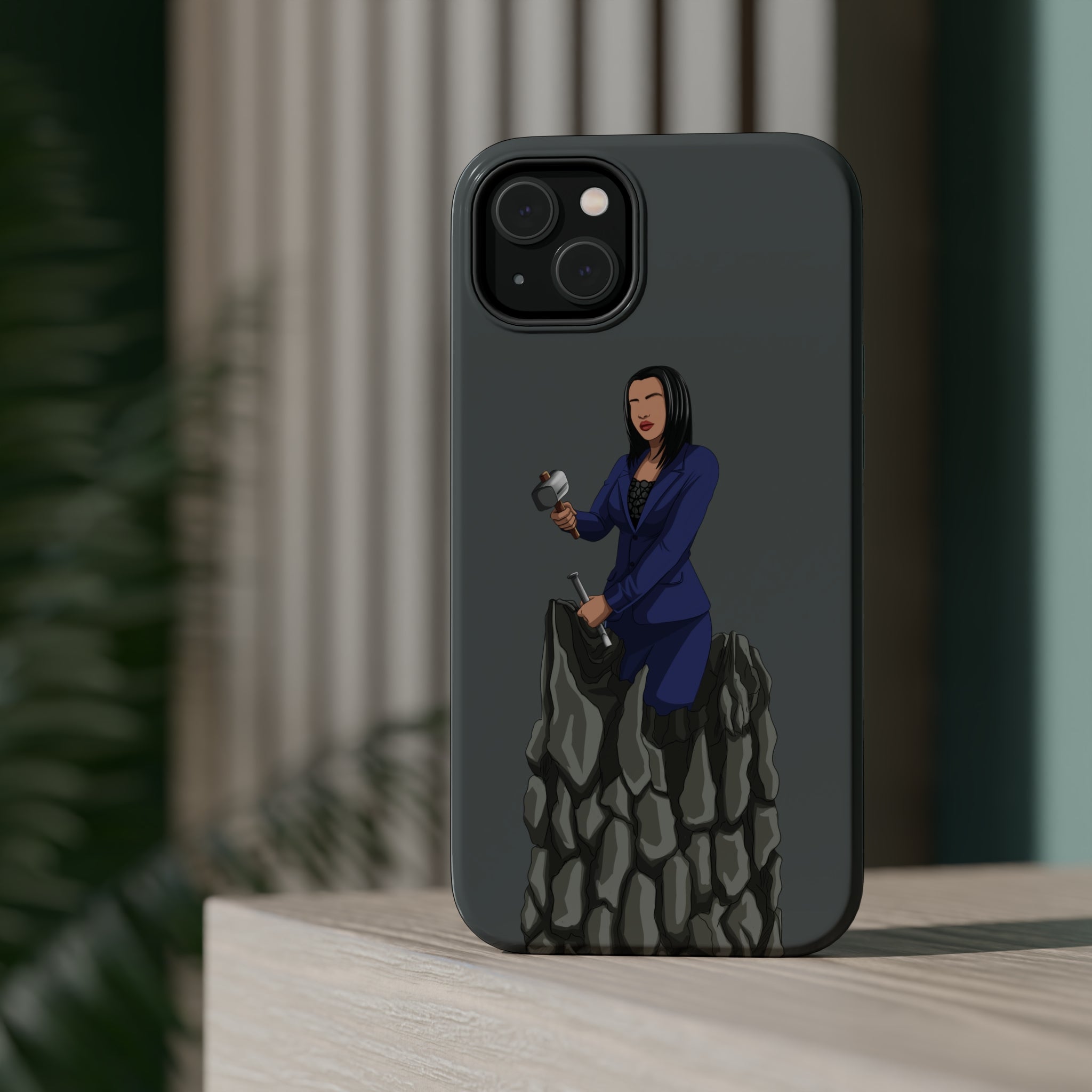 A person working hard to better his/herself - MagSafe Tough Case - self-made woman #2 - Breakthrough Collection