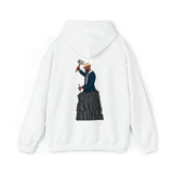 A person working hard to better his/herself - Heavy Blend™ Hoodie - Man #7 - Breakthrough Collection