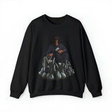A person working hard to better his/herself - Self-Made Sweatshirt Heavy Blend™ Crewneck - Man #13 - Breakthrough Collection