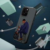 A person working hard to better his/herself - MagSafe Tough Case - Self-Made Man #11 - Breakthrough Collection