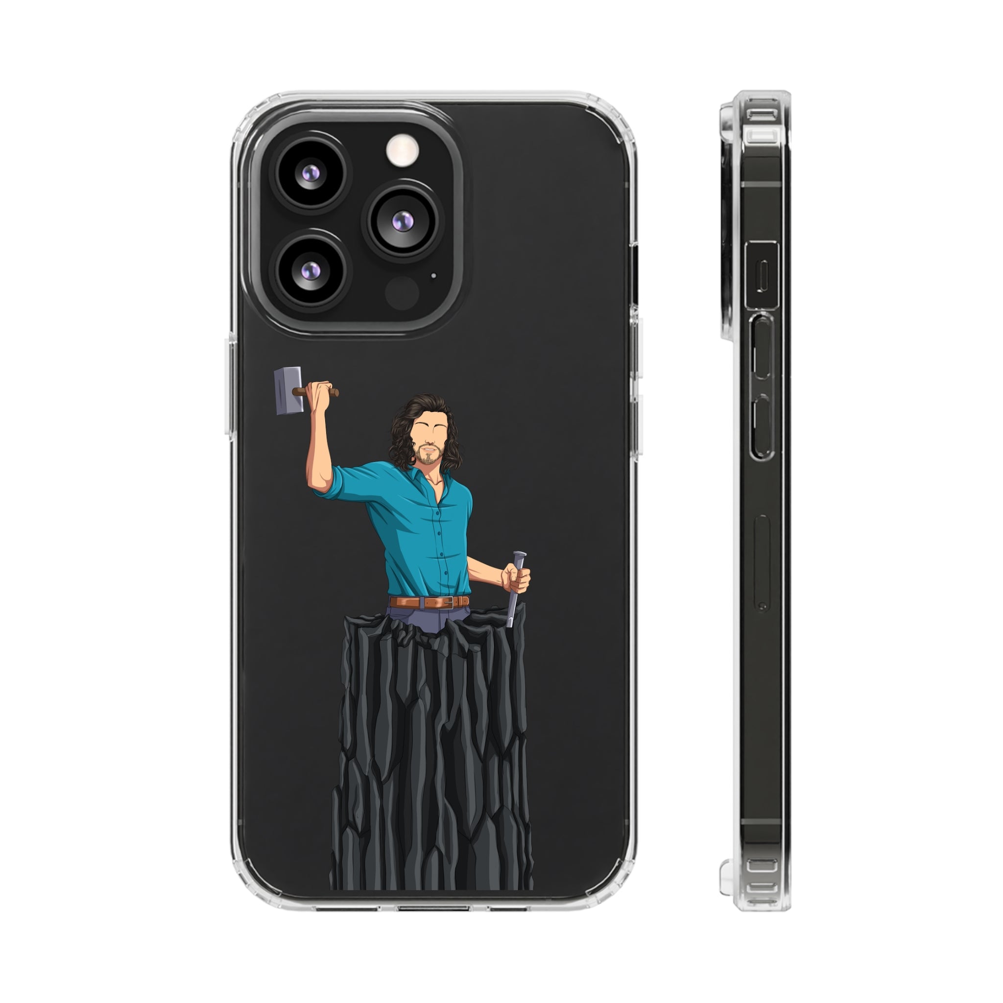 A person working hard to better his/herself - Clear Case - Self-Made Man #10 - Breakthrough Collection