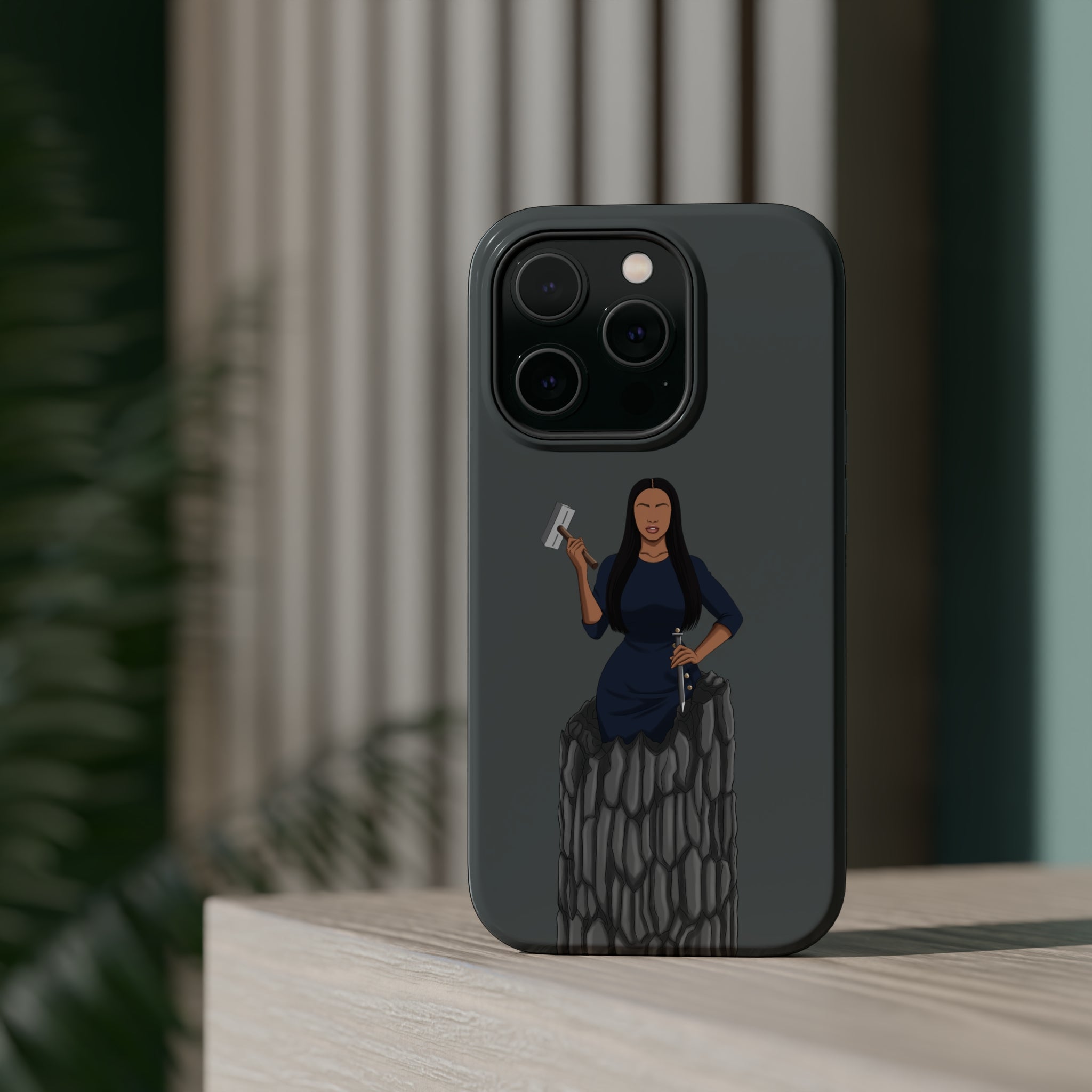 A person working hard to better his/herself - Magsafe Tough Case - self-made woman #6 - Breakthrough Collection