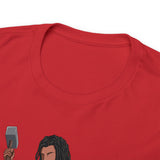 A person working hard to better his/herself - Heavy Cotton Self-Made T-shirt - Self-Made Man #2 - Breakthrough Collection