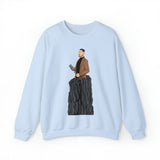A person working hard to better his/herself - Self-Made Sweatshirt Heavy Blend™ Crewneck - Man #14 - Breakthrough Collection